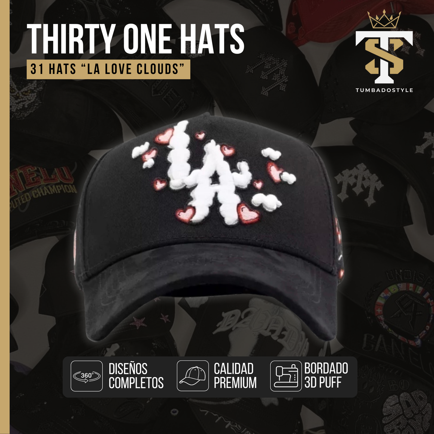 31 Hats "LA Love Clouds"