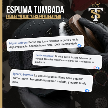 Espuma Limpia Gorras