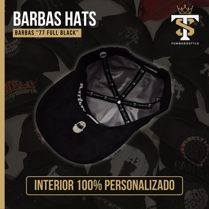 Barbas Hats "77 Full black"