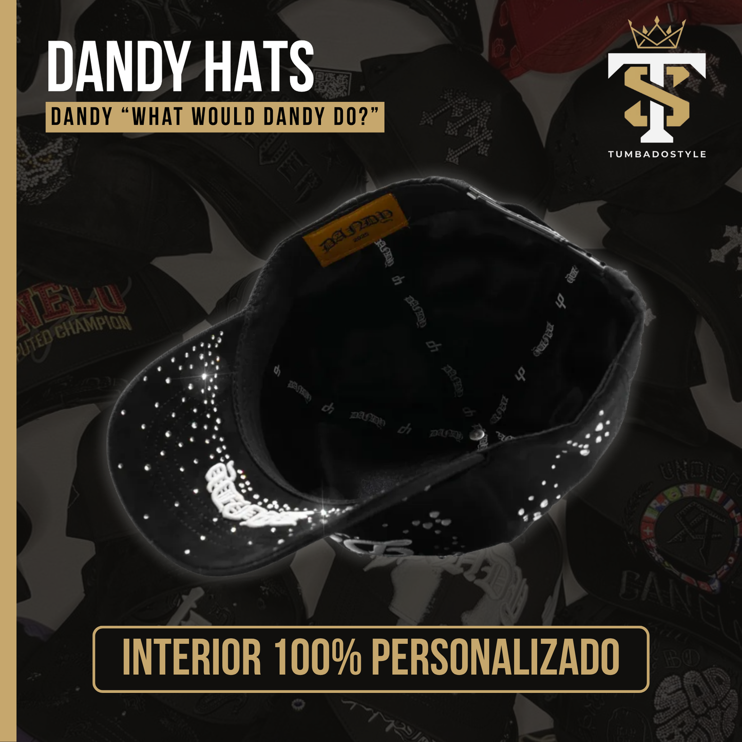 Dandy Hats "LA Crystal Black"
