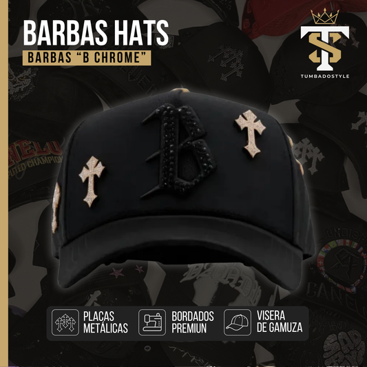 Barbas Hats "B Chrome"
