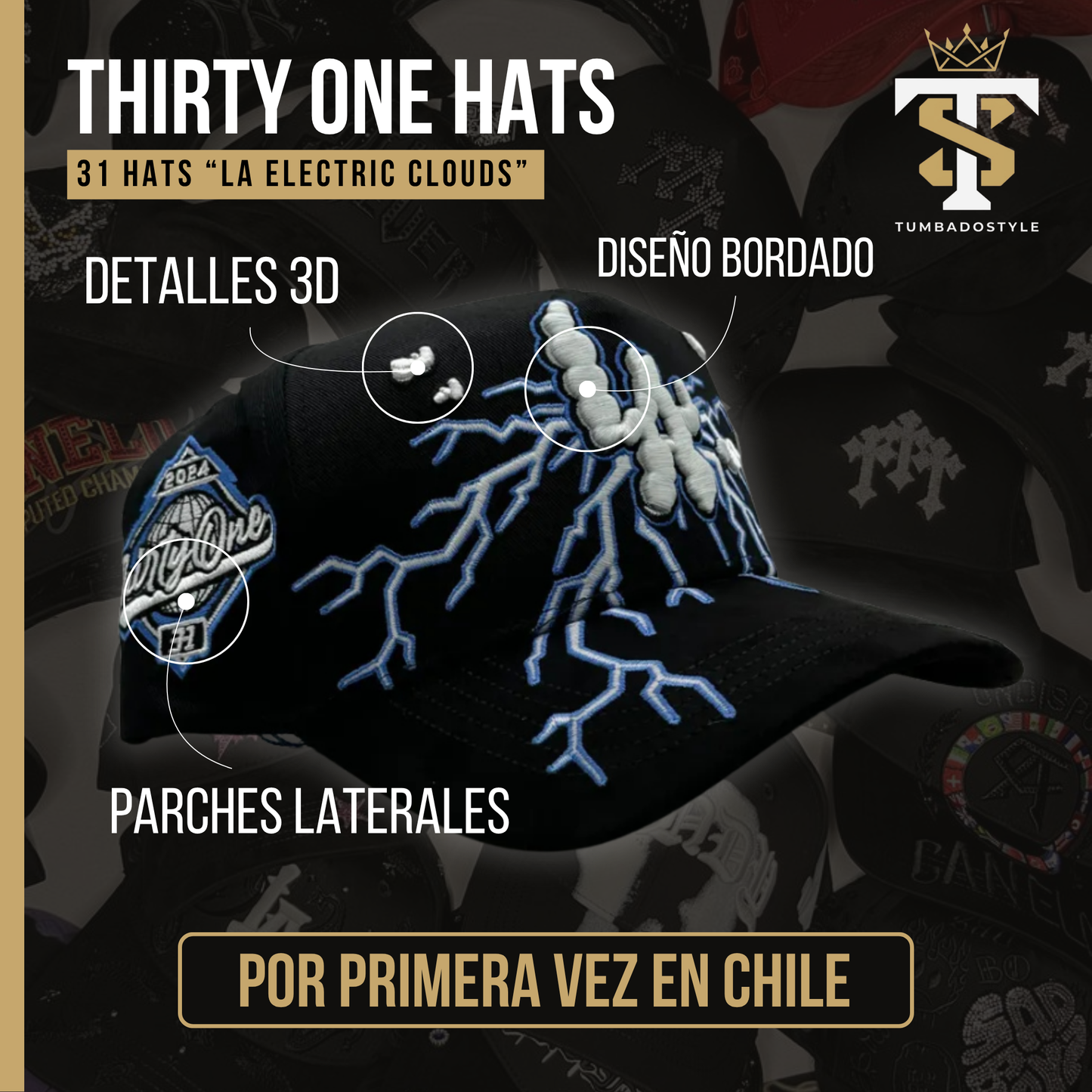 31 Hats "La Electric Clouds"