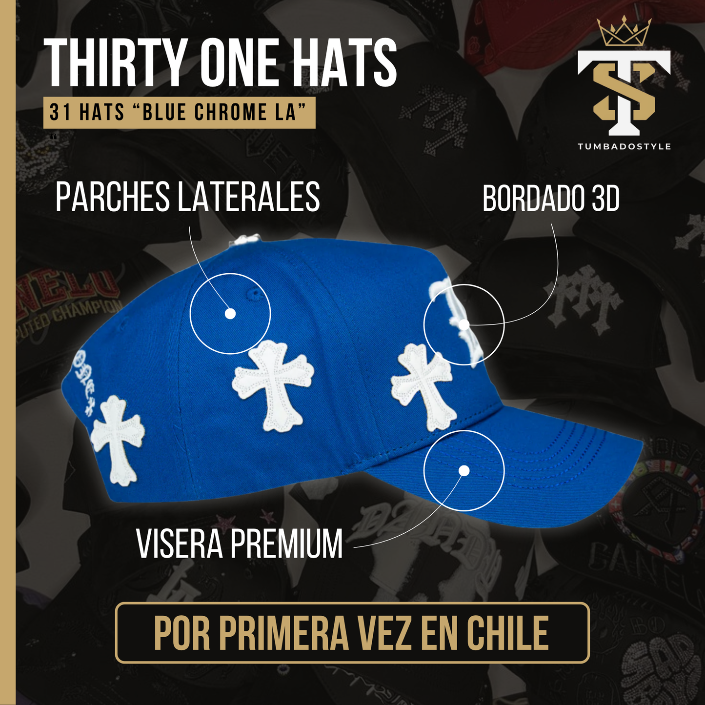 31 Hats "Blue Chrome LA"