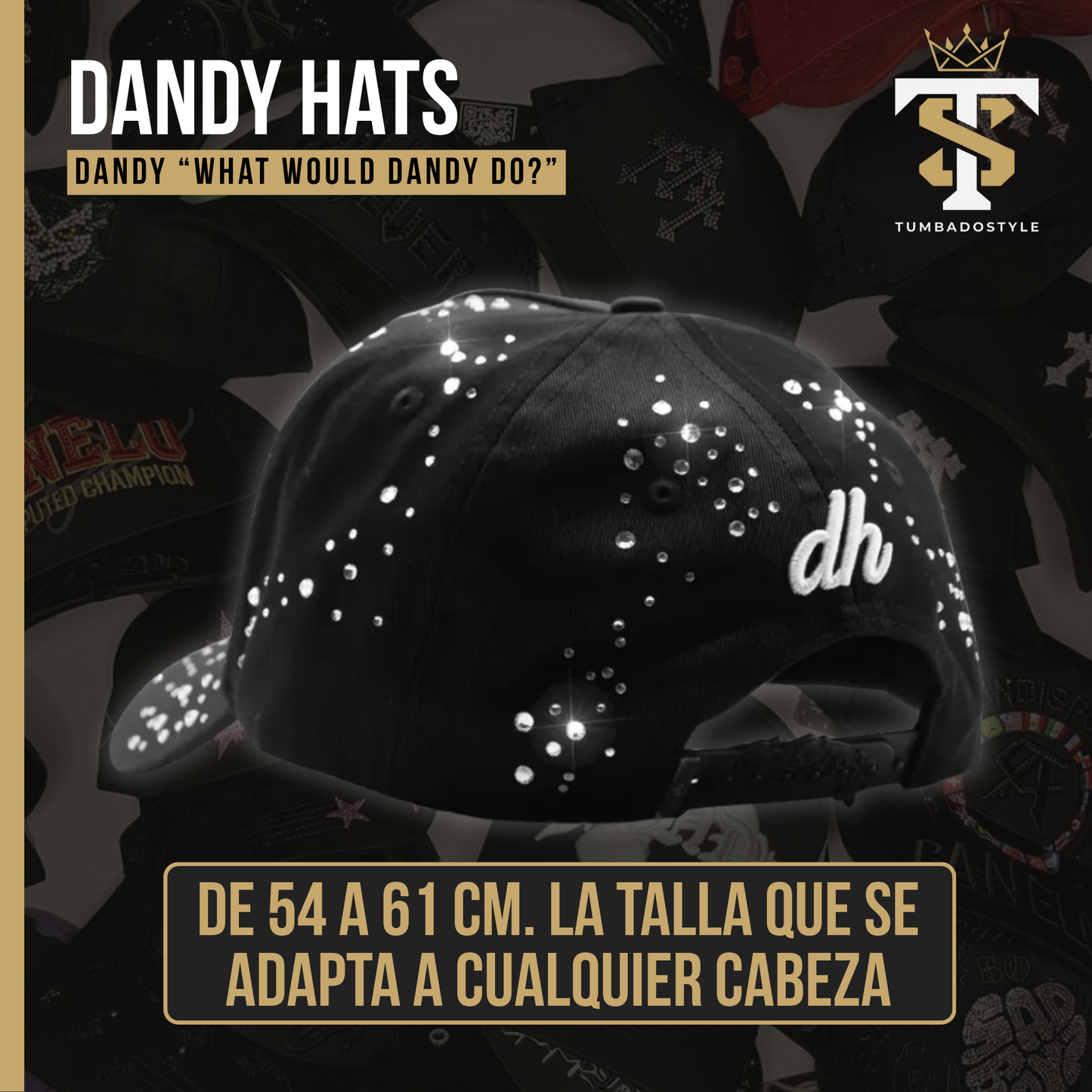 Dandy Hats "LA Crystal Black"