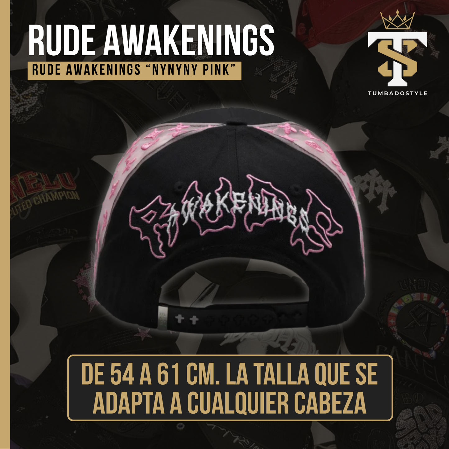 Rude Awakenings "NYNYNY PINK N BLACK"