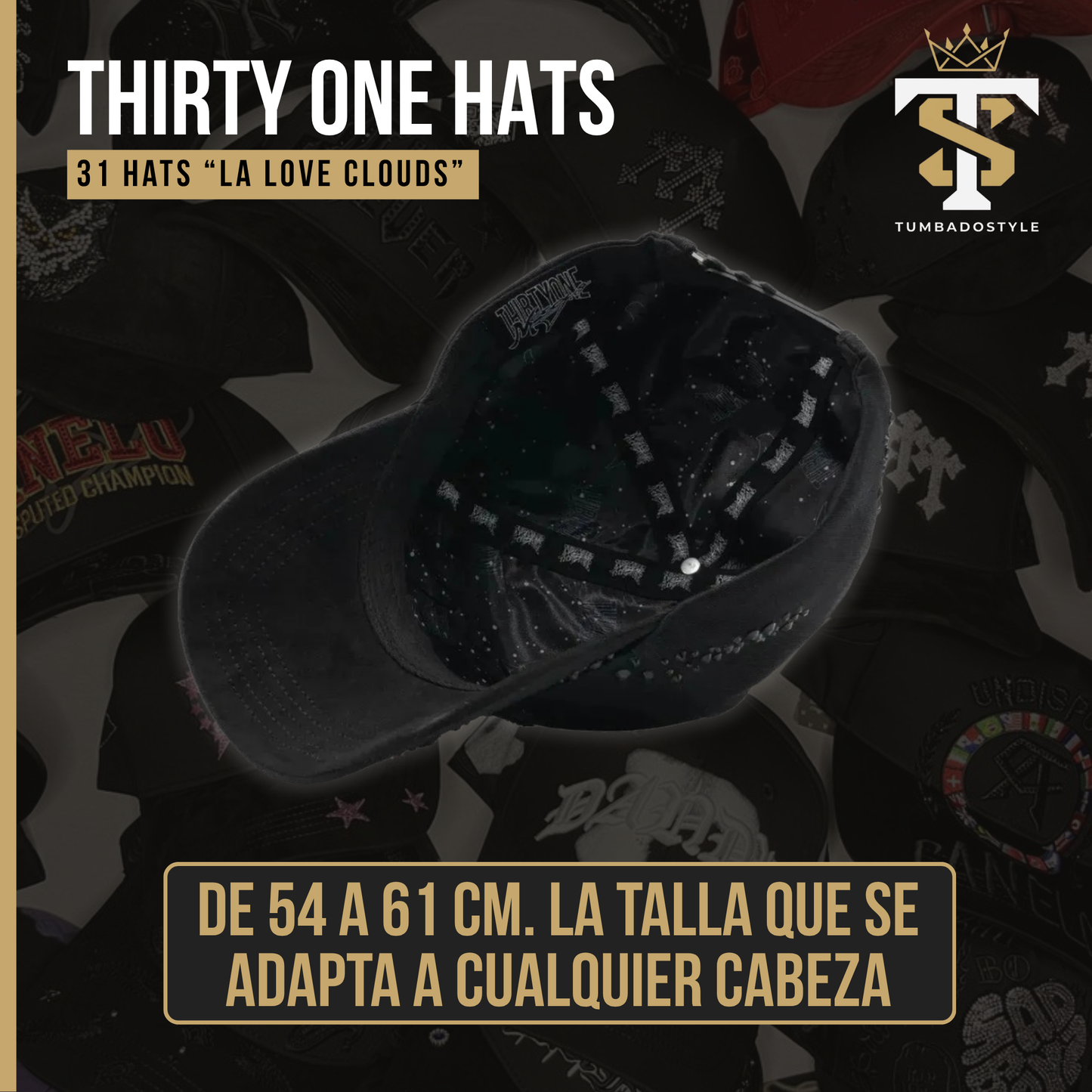 31 Hats "El mago total black"