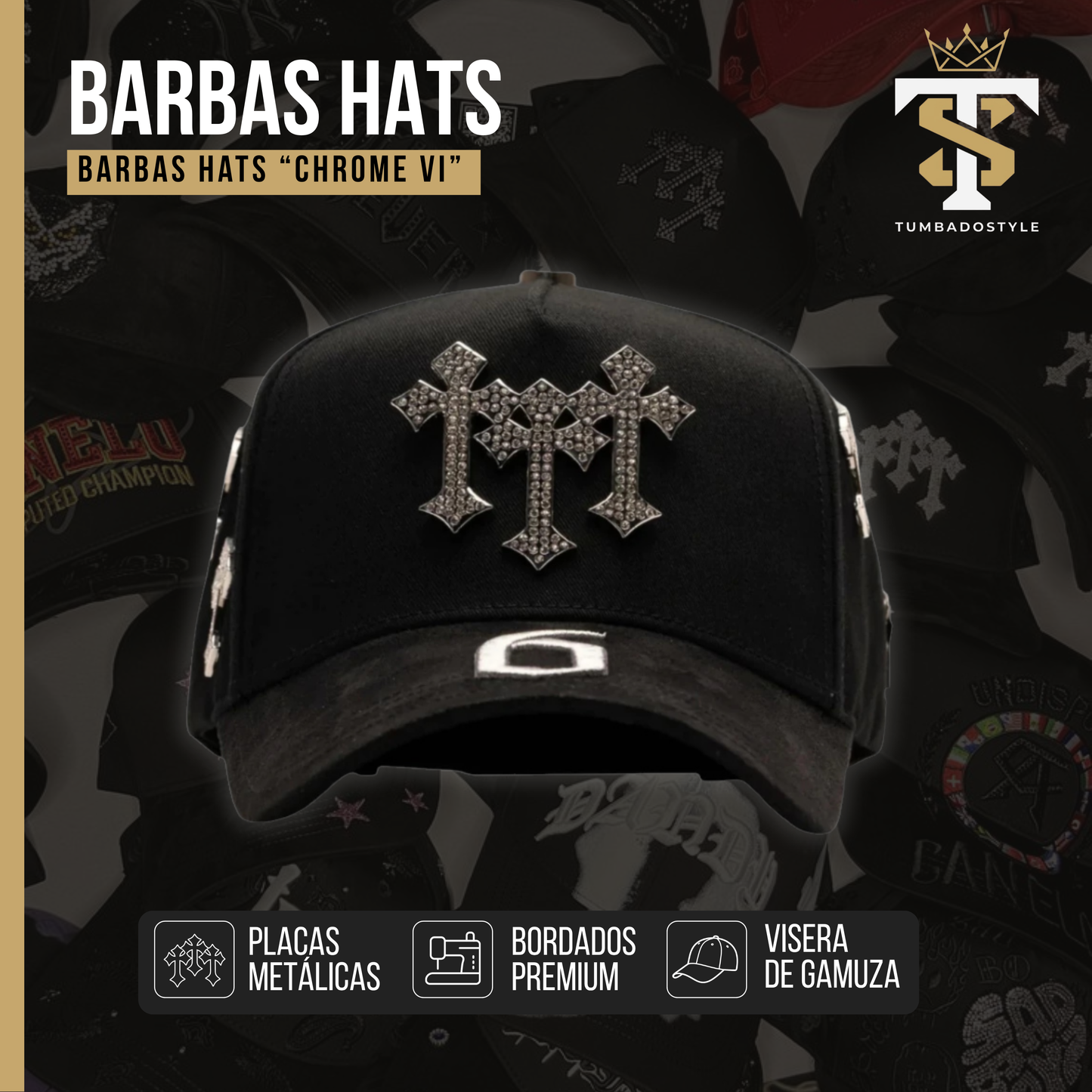 Barbas Hats "Chrome VI"