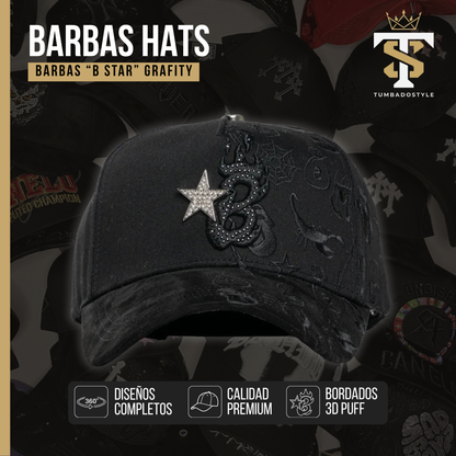 Barbas Hats "B Star Graffiti"