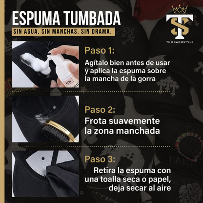 Espuma Limpia Gorras