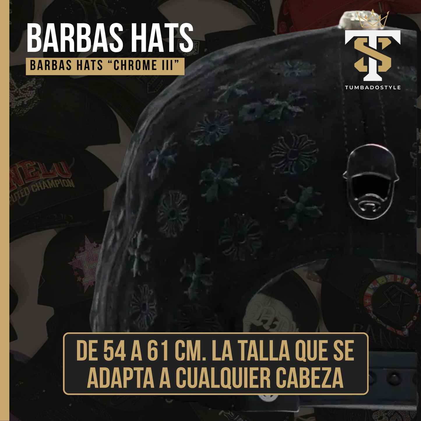 Barbas Hats "Chrome III"