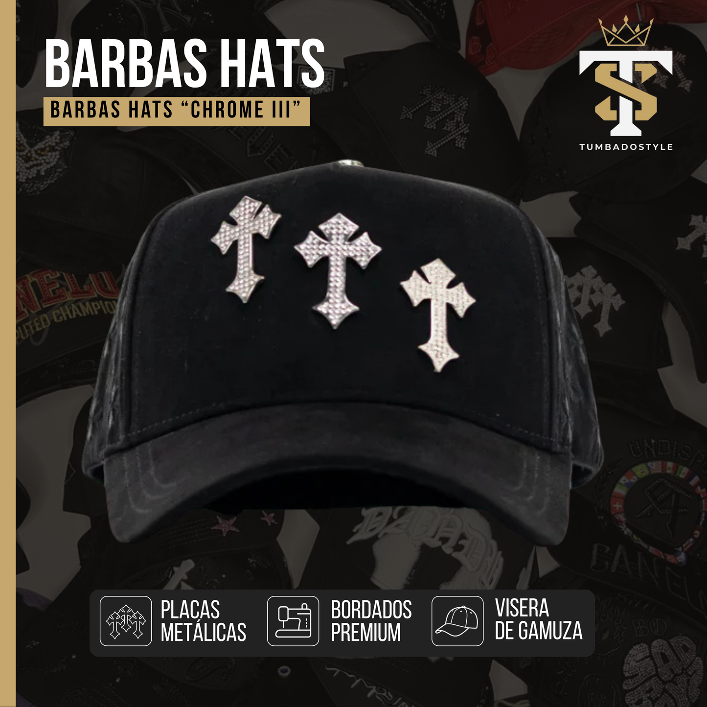 Barbas Hats "Chrome III"
