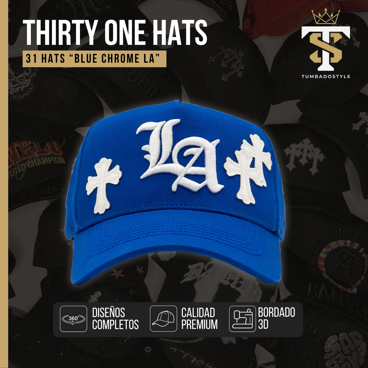 31 Hats "Blue Chrome LA"