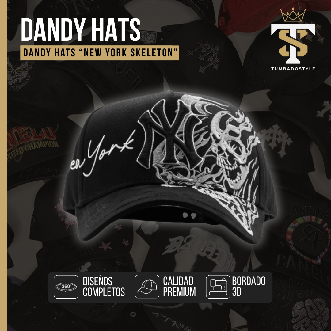 Dandy Hats "New York Skeleton"