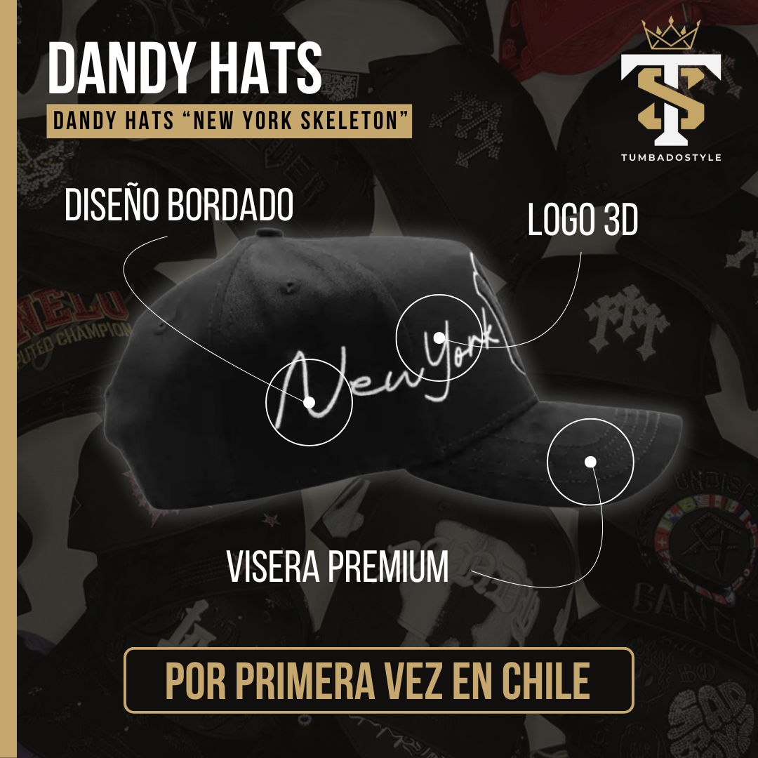 Dandy Hats "New York Skeleton"
