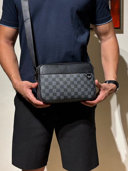 Bolso Cuadros Ecocuero | LV