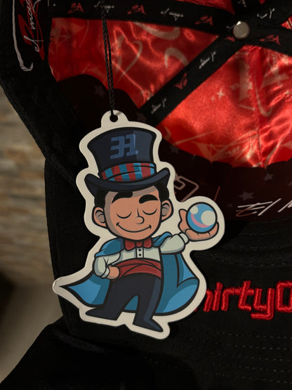 31 Hats | El mago + Etiqueta